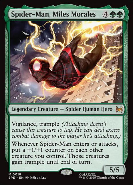 Spider-Man, Miles Morales 18 Marvel's Spider-Man Eternal (SPE) [Nonfoil] NM