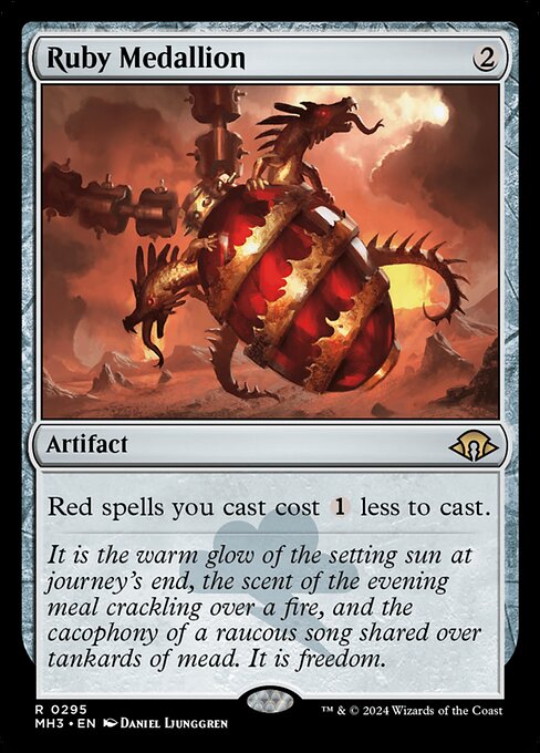Ruby Medallion 295 Modern Horizons 3 (MH3) [Nonfoil] NM