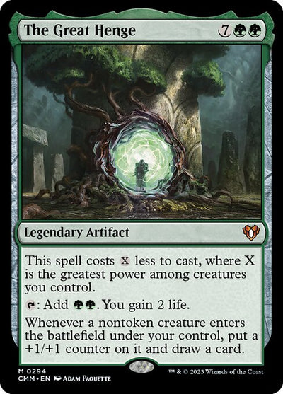 The Great Henge 294 Commander Masters (CMM) [Foil] NM