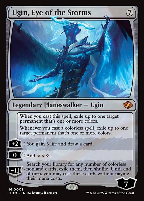Ugin, Eye of the Storms 1 Tarkir: Dragonstorm (TDM) [Nonfoil] NM