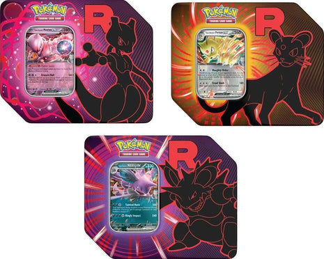 Team Rocket Tin Case [Various Pokemon] LIMIT 2 PP