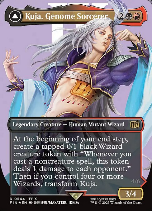 Kuja, Genome Sorcerer // Trance Kuja, Fate Defied 544 Final Fantasy (FIN) [Surge Foil] NM