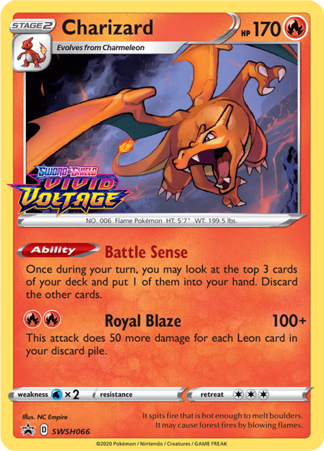 Charizard swsh066/ - Promo (SP) NM