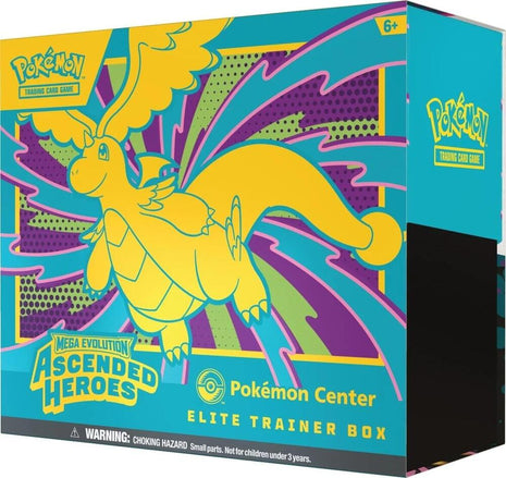 Mega Evolution Ascended Heroes - Pokemon Center Elite Trainer Box - LIMIT 1 PP