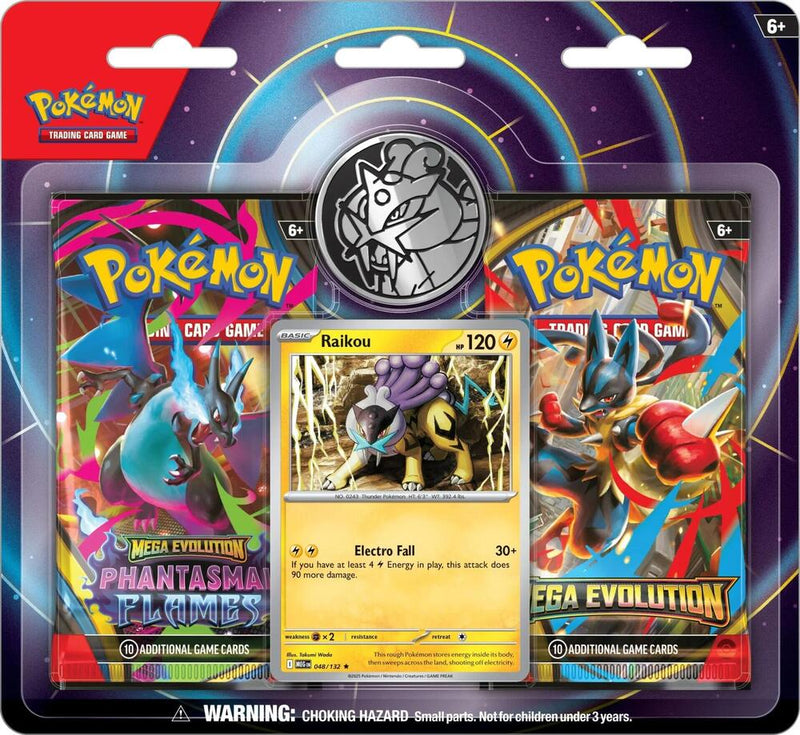 Phantasmal Flames/Mega Evolution 2 Pack Blister