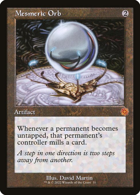 Mesmeric Orb 31 The Brothers' War Retro Artifacts (BRR) [Nonfoil] NM