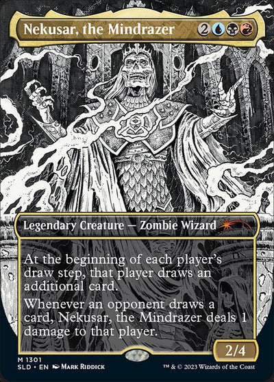 Nekusar, the Mindrazer 1301 Secret Lair Drop (SLD) [Foil] NM