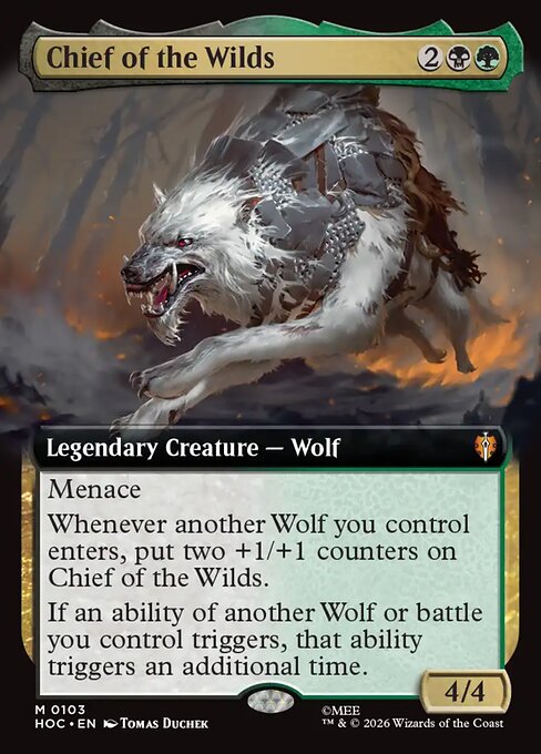 Chief of the Wilds 103 The Hobbit Eternal (HOC) [Nonfoil] NM