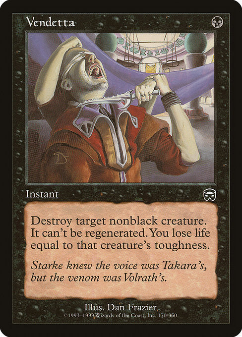 Vendetta 170 Mercadian Masques (MMQ) [Foil] LP