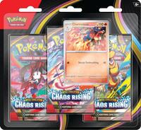 Chaos Rising 3 Pack Blister [Charmeleon] Sealed