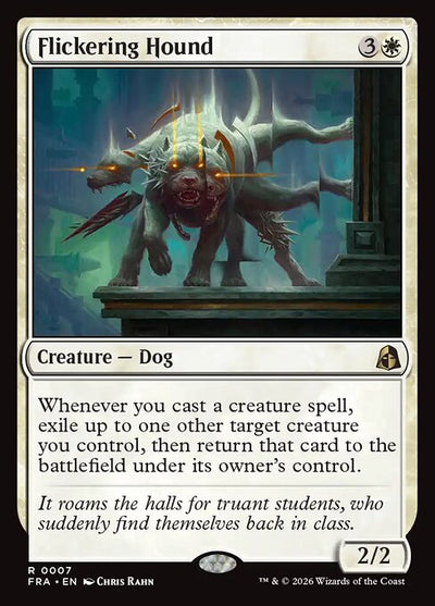 Flickering Hound 7 Reality Fracture (FRA) [Foil] NM