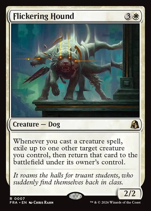 Flickering Hound 7 Reality Fracture (FRA) [Foil] NM