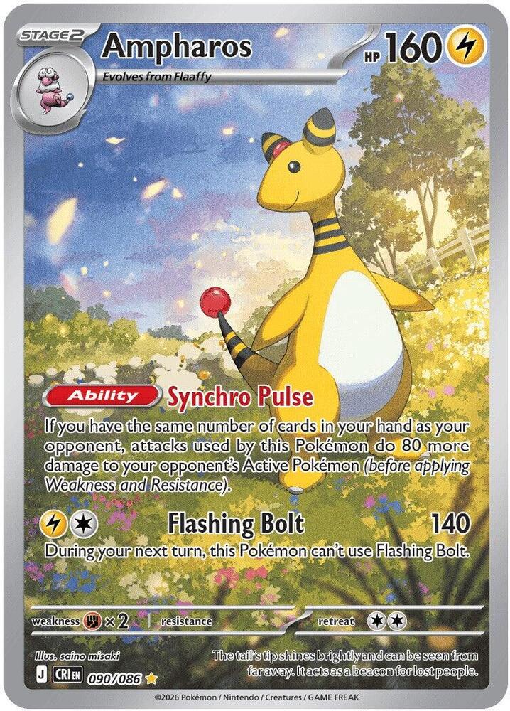 Ampharos 90/ - Chaos Rising NM