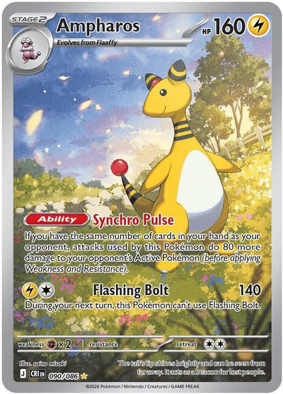 Ampharos 90/ - Chaos Rising NM