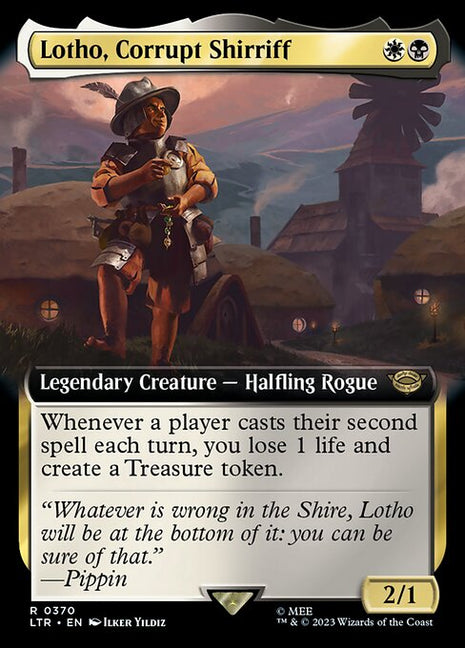 Lotho, Corrupt Shirriff 370 The Lord Of The Rings: Tales Of Middle-Earth (LTR) [Nonfoil] NM