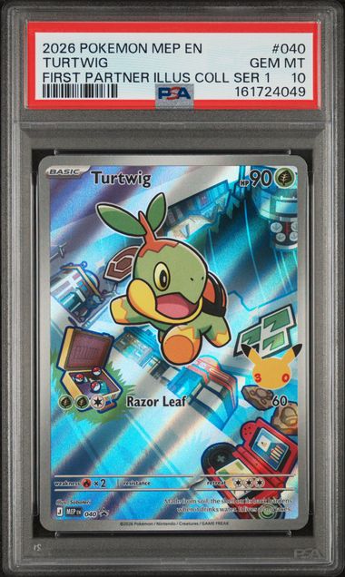 Turtwig 40/ - Promo (MEP) PSA 10