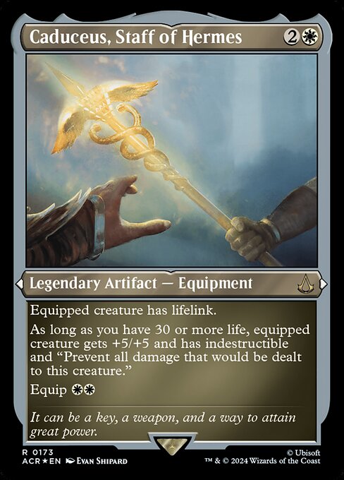 Caduceus, Staff of Hermes 173 Assassin's Creed (ACR) [Foil Etched] NM