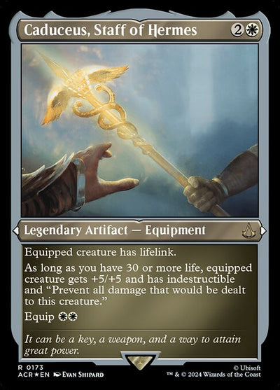 Caduceus, Staff of Hermes 173 Assassin's Creed (ACR) [Foil Etched] NM