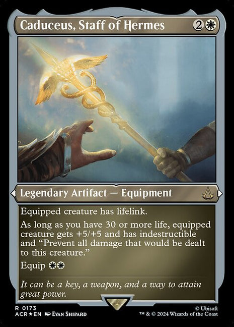 Caduceus, Staff of Hermes 173 Assassin's Creed (ACR) [Foil Etched] NM