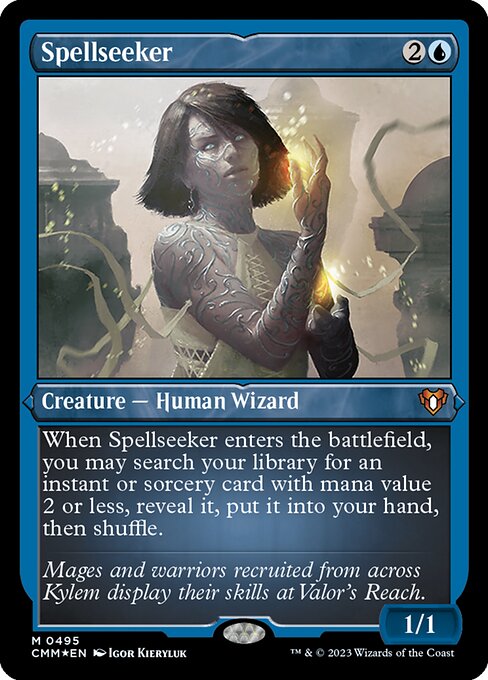 Spellseeker 495 Commander Masters (CMM) [Foil Etched] NM