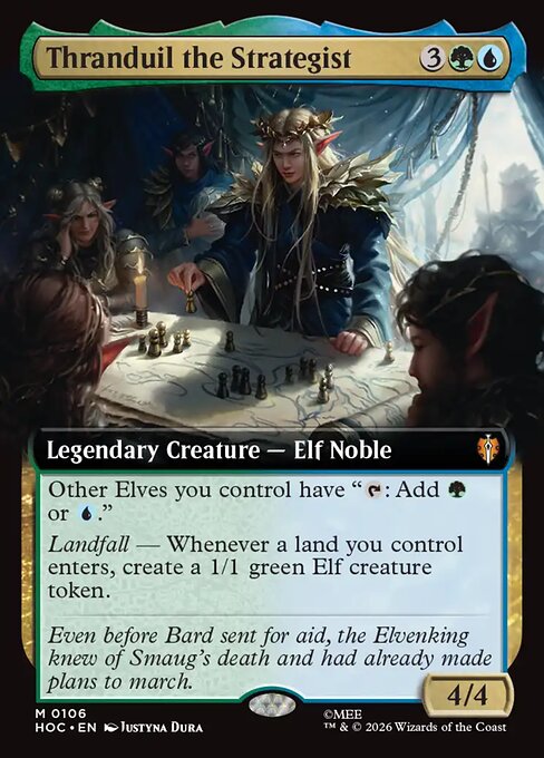 Thranduil the Strategist 106 The Hobbit Eternal (HOC) [Nonfoil] NM