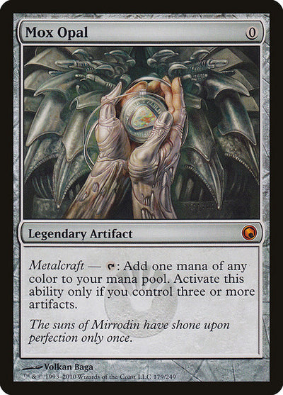 Mox Opal 179 Scars Of Mirrodin (SOM) [Foil] LP