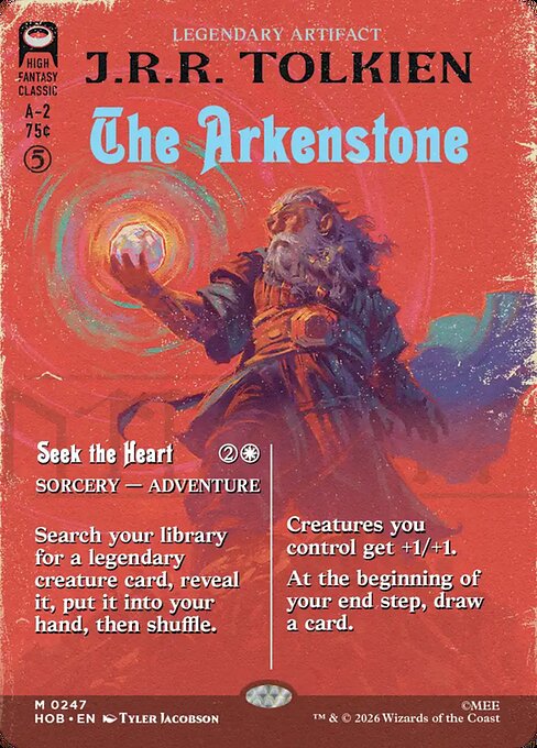 The Arkenstone // Seek the Heart 247 The Hobbit (HOB) [Nonfoil] NM