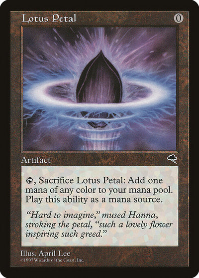 Lotus Petal 294 Tempest (TMP) [Nonfoil] MP