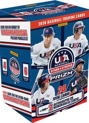 2026 Panini USA Stars & Stripes Prizm Baseball Blaster