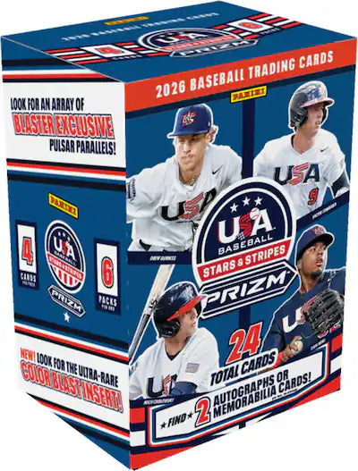 2026 Panini USA Stars & Stripes Prizm Baseball Blaster