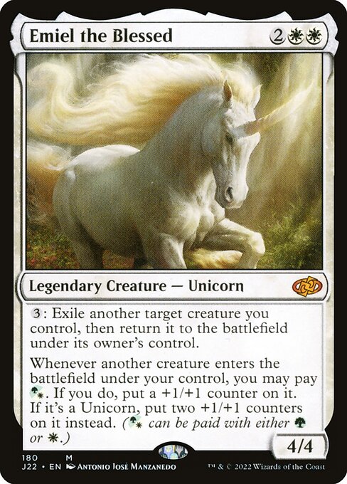 Emiel the Blessed 180 Jumpstart 2022 (J22) [Nonfoil] NM