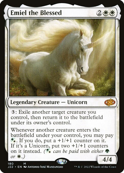 Emiel the Blessed 180 Jumpstart 2022 (J22) [Nonfoil] NM