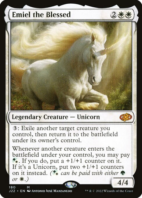 Emiel the Blessed 180 Jumpstart 2022 (J22) [Nonfoil] NM