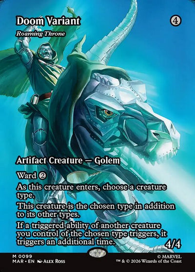 Doom Variant (Roaming Throne) 99 Marvel Universe (MAR) [Nonfoil] NM
