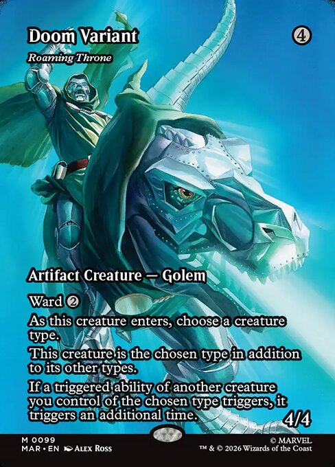 Doom Variant (Roaming Throne) 99 Marvel Universe (MAR) [Nonfoil] NM