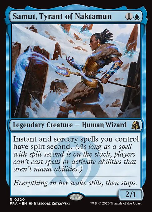 Samut, Tyrant of Naktamun 220 Reality Fracture (FRA) [Nonfoil] NM