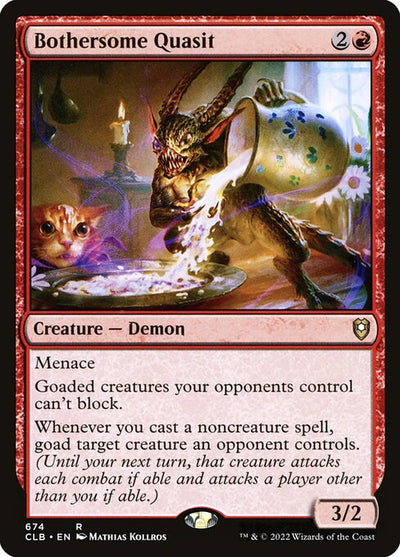 Bothersome Quasit 674 Commander Legends: Battle For Baldur's Gate (CLB) [Nonfoil] NM