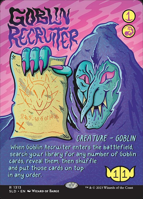 Goblin Recruiter 1313 Secret Lair Drop (SLD) [Nonfoil] NM