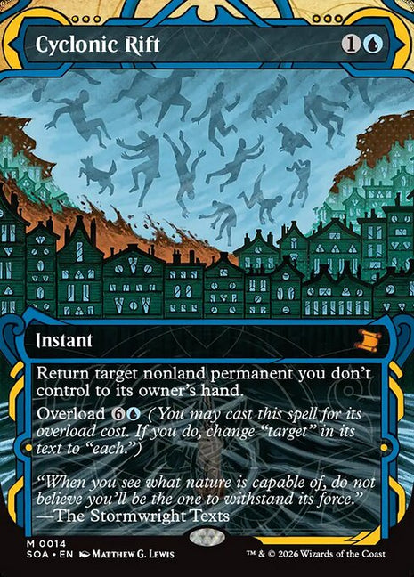 Cyclonic Rift 14 Secrets Of Strixhaven Mystical Archive (SOA) [Nonfoil] NM