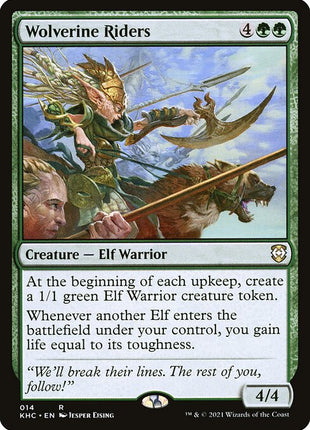 Wolverine Riders 14 Kaldheim Commander (KHC) [Nonfoil] NM