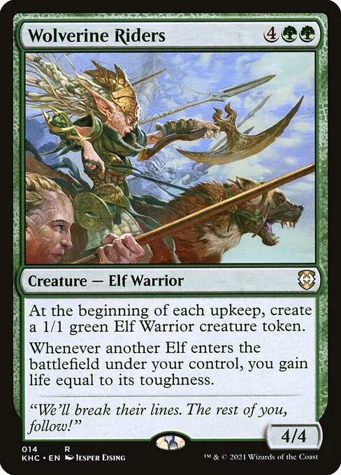 Wolverine Riders 14 Kaldheim Commander (KHC) [Nonfoil] NM