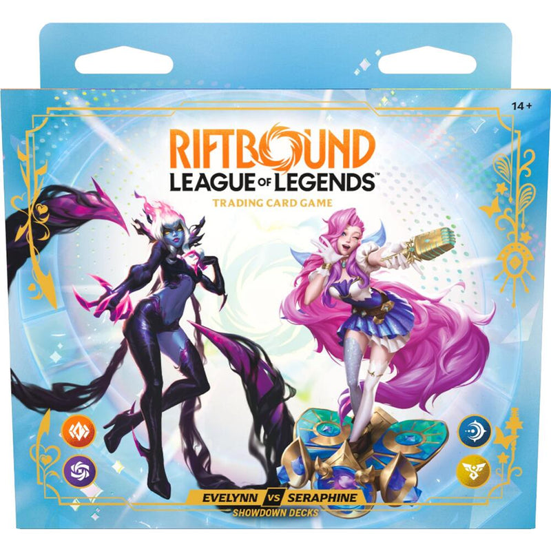 Riftbound Radiance Showdown Evelynn vs Seraphine Deck PREORDER Releases 10/23 Limit 1 PP