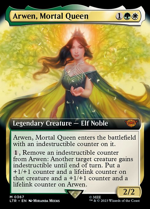 Arwen, Mortal Queen 367 The Lord Of The Rings: Tales Of Middle-Earth (LTR) [Foil] NM