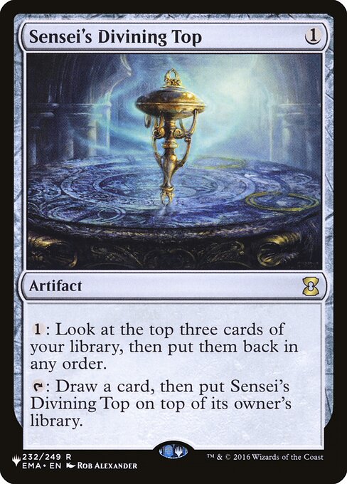 Sensei's Divining Top 232 The List (PLST) [Nonfoil] NM