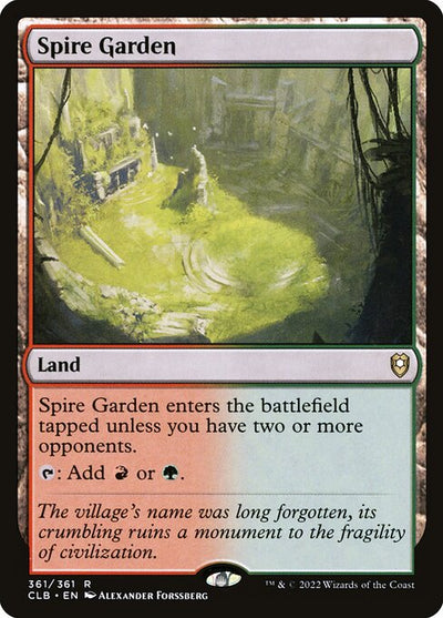 Spire Garden 361 Commander Legends: Battle For Baldur's Gate (CLB) [Foil] NM