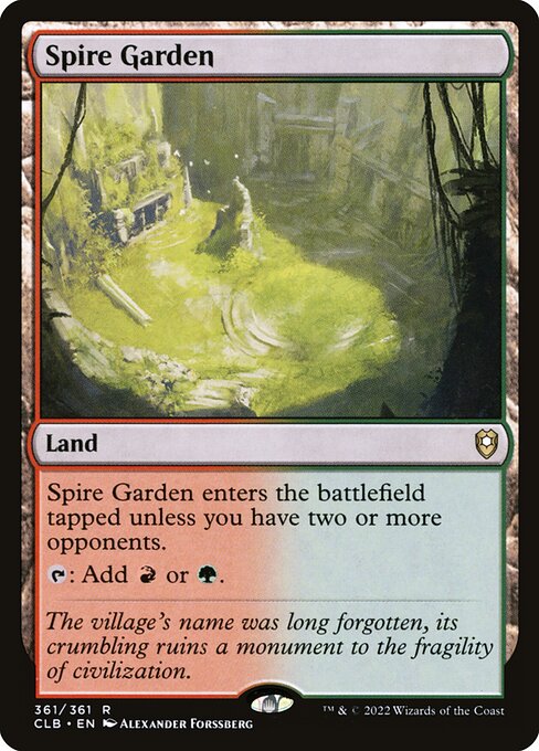 Spire Garden 361 Commander Legends: Battle For Baldur's Gate (CLB) [Foil] NM