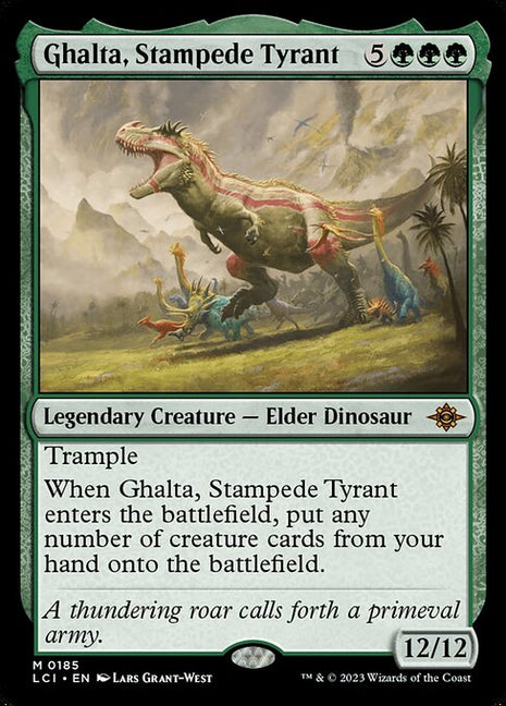 Ghalta, Stampede Tyrant 185 The Lost Caverns Of Ixalan (LCI) [Nonfoil] NM