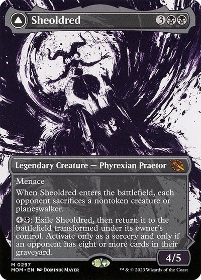 Sheoldred // The True Scriptures 297 March Of The Machine (MOM) [Foil] NM