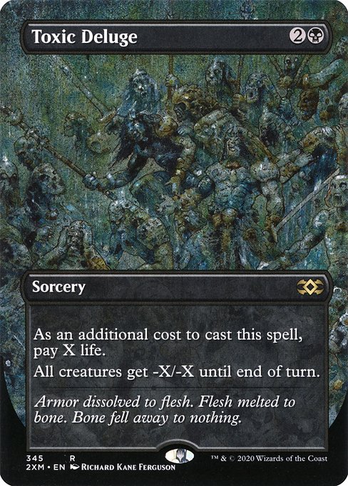 Toxic Deluge 345 Double Masters (2XM) [Foil] NM