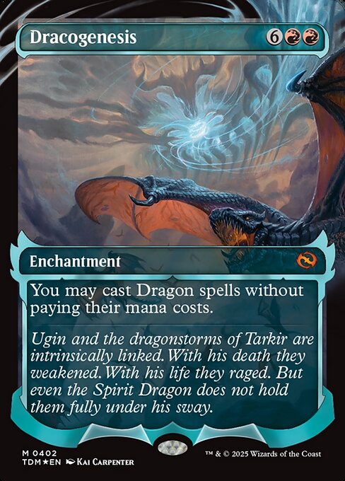 Dracogenesis 402 Tarkir: Dragonstorm (TDM) [Foil] NM
